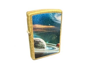 Space Planet Graphic Design Zippo Lighter - ZP-47183
